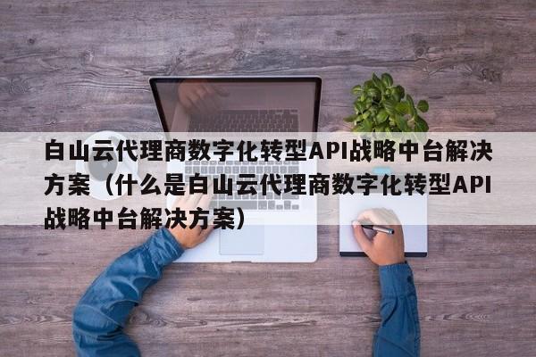 白山云代理商数字化转型API战略中台解决方案（什么是白山云代理商数字化转型API战略中台解决方案）