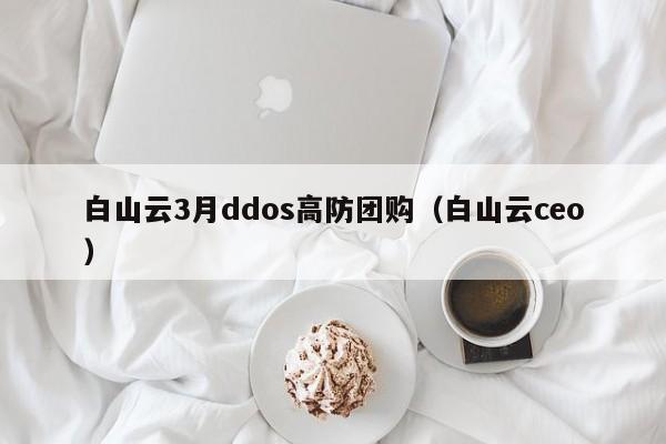 白山云3月ddos高防团购（白山云ceo）