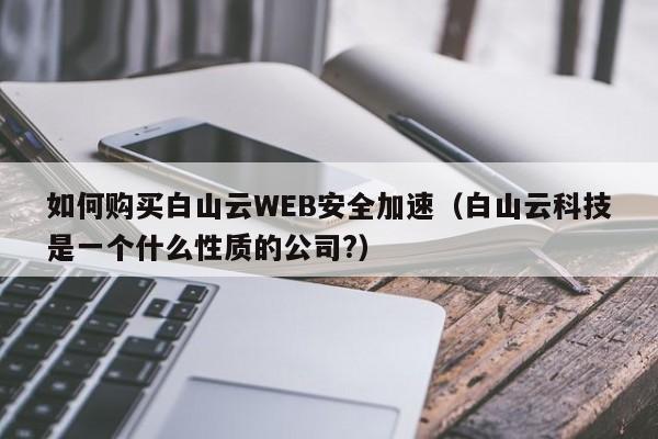 如何购买白山云WEB安全加速（白山云科技是一个什么性质的公司?）