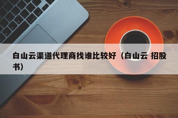 白山云渠道代理商找谁比较好（白山云 招股书）